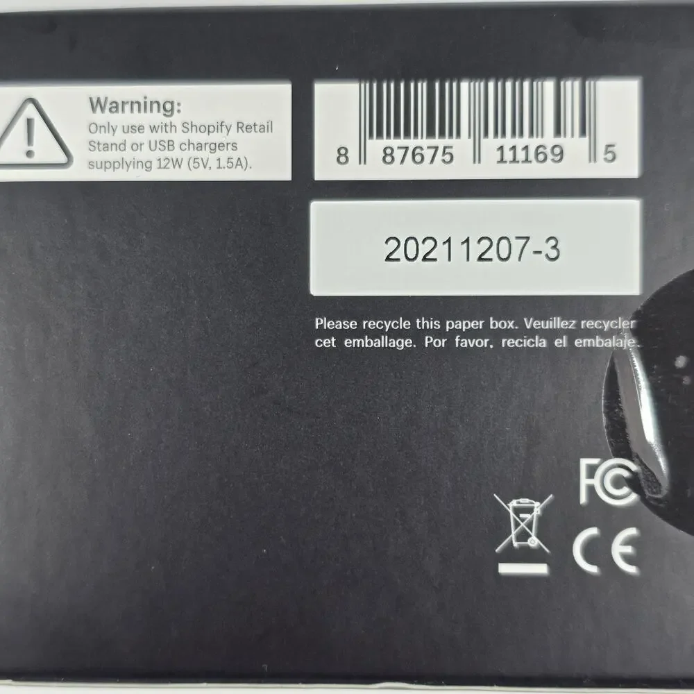 New Sealed Shopify Dock for Tap and Chip Reader S1802B